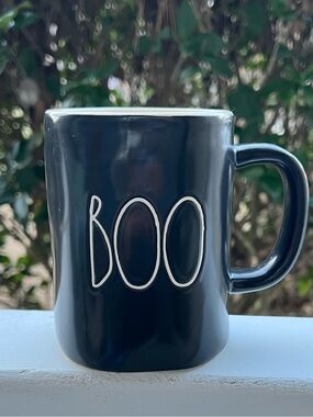 Magenta “M” Stamp Halloween BOO Mug